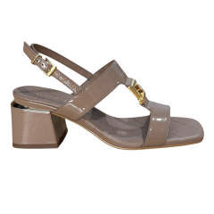 Sandália Luz da Lua 80970003 Couro Natural Verona Mousse