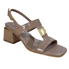 Sandália Luz da Lua 80970003 Couro Natural Verona Mousse