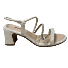 Sandália Mississipi MC415 Primula Cotton Off White
