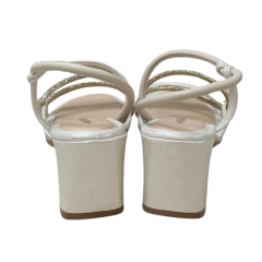 Sandália Mississipi MC415 Primula Cotton Off White