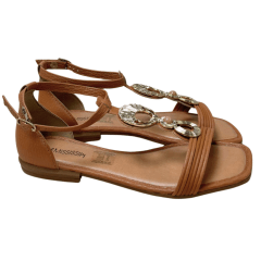 Sandália Mississipi MF013 Lins Camel