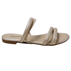 Sandália Mississipi MF652 Rasteirinha Rives Aveia Areia