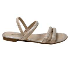 Sandália Mississipi MF652 Rasteirinha Rives Aveia Areia