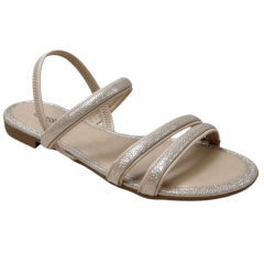 Sandália Mississipi MF652 Rasteirinha Rives Aveia Areia
