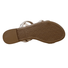 Sandália Mississipi MF652 Rasteirinha Rives Aveia Areia
