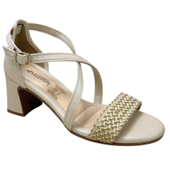 Sandália Mississipi MF942 Tira Cotton Bege