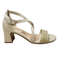 Sandália Mississipi MF942 Tira Cotton Bege