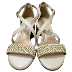 Sandália Mississipi MF942 Tira Cotton Bege