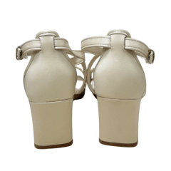 Sandália Mississipi MF942 Tira Cotton Bege
