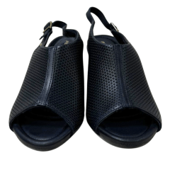 Sandália Pegada 234305-03 Couro Natural Stretch Preto