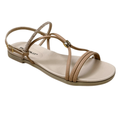 Sandália Piccadilly 418094 Rasteirinha Clas Bege