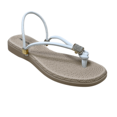 Sandália Piccadilly 513039 Rasteirinha 2 em 1 Branco