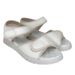 Sandália Piccadilly 571003 Clas Joanete com Ajustes Off White