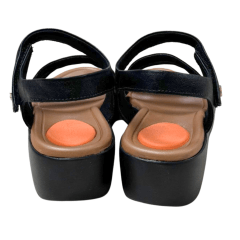 Sandália Usaflex AL4301 Couro Natural Preto