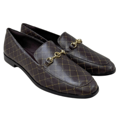 Sapatilha Jorge Bischoff J17094035 Couro Natural Monograma