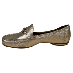 Sapatilha Luz da Lua 60260028 Couro Natural Venus Ouro
