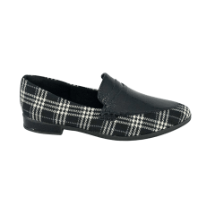 Sapato Usaflex AB8304 Mídia 2019 Xadrez Scotch Preto