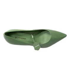 Sapato Bottero 347601 New Pump em Couro Natural Verde