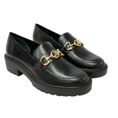 Sapato Jorge Bischoff J14404 Loafer em Couro natural Preto