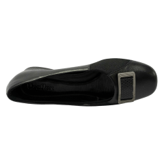 Sapato Usaflex AL0802001 Couro Natural Preto