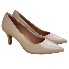 Sapato Usaflex EP1100 Scarpin em Couro natural
