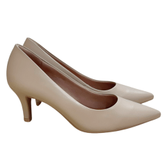 Sapato Usaflex EP1100 Scarpin em Couro natural