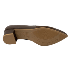 Sapato Usaflex MM0503005 Couro Natural Chocolate