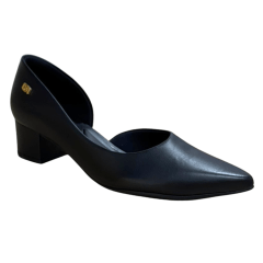 Sapato Usaflex UD2400 Scarpin em Couro Natural