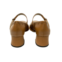 Sapato JGean CK0130/04 Couro Natural com Velcro