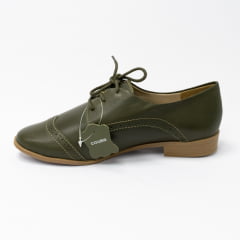 Sapato Oxford 321114 Casual Clássico em Couro Natural Atanado