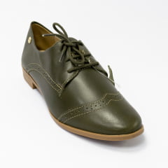 Sapato Oxford 321114 Casual Clássico em Couro Natural Atanado