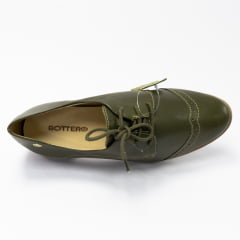 Sapato Oxford 321114 Casual Clássico em Couro Natural Atanado