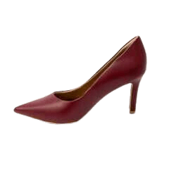 Sapato Usaflex AD0601 Scarpin Clássico couro Liso