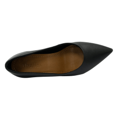 Sapato Usaflex Z7601070 Scarpin Clássico em couro Natural e salto fino