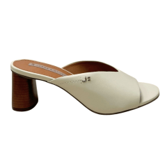 Tamanco Jorge Bischoff J22773 Couro Natural Off White