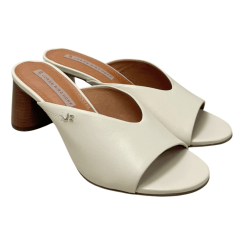Tamanco Jorge Bischoff J22773 Couro Natural Off White
