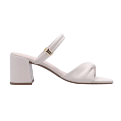 Tamanco Luz da Lua 80070034 Couro Natural Panna Off White