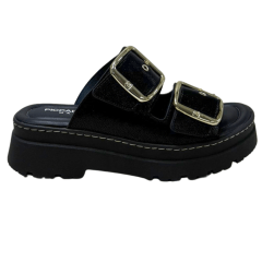Tamanco Piccadilly 249001 Maxi Therapy com Ajustes Preto