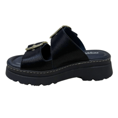 Tamanco Piccadilly 249001 Maxi Therapy com Ajustes Preto