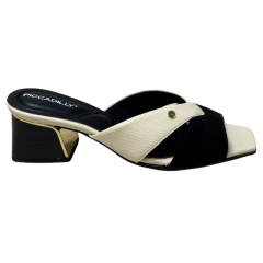 Tamanco Piccadilly 543095 Bicolor Off White