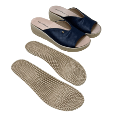 Tamanco Piccadilly 568078 Linha Spa com Duas Palmilhas