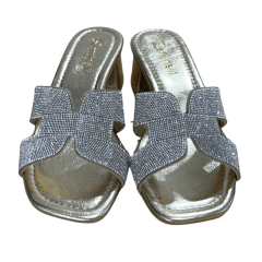 Tamanco Santinelli 1658-005-252 Tiras com Strass