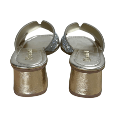 Tamanco Santinelli 1658-005-252 Tiras com Strass