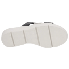 Tamanco Usaflex AL4302 Couro Natural Salto Anabela