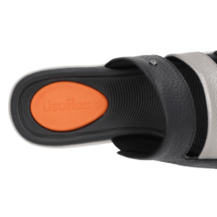 Tamanco Usaflex AL4302 Couro Natural Salto Anabela
