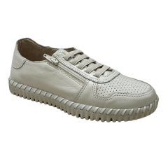 Tênis Bottero 374103 Twister III Couro Natural Burnish