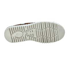 Tênis Bottero 374110 Twister Couro Natural Burnish Caramelo