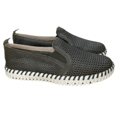 Tênis Bottero 374112 Twister Couro Natural Burnish Oliva