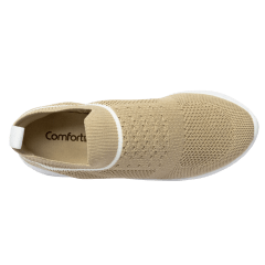 Tênis ComfortFlex 2360403 Knit Madrid Areia