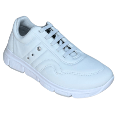 Tênis ComfortFlex 2590405 Napa Velvet Branco
